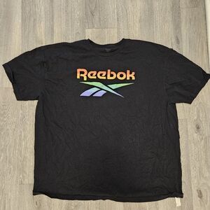 Woman’s Reebok T-Shirt New Size XXL Black With Logo